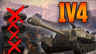 1V4 NO PROBLEMO  Gameplay Commenté WoT FR T28 [upl. by Yeo621]