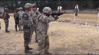 US Soldier Firing Indian INSAS rifle [upl. by Micki]