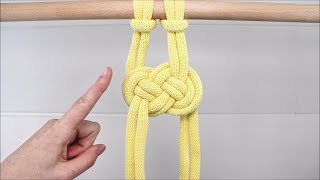 Josephine Knot Tutorial  DIY MACRAME [upl. by Rezzani]