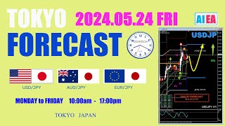 【FX TOKYO FORECAST 20240524 FRI】If a  b ⇒ c GO Entry [upl. by Ailla]