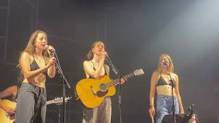 HAIM  Leaning On You  One More HAIM Tour  O2 Victoria Warehouse Manchester UK  17 July 2022 [upl. by Annavoeg248]