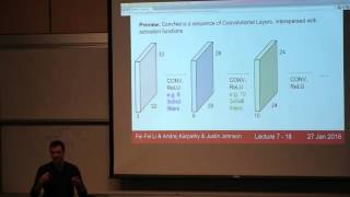 CS231n Winter 2016 Lecture 7 Convolutional Neural Networks [upl. by Ecahc]