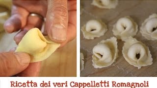 I VERI CAPPELLETTI ROMAGNOLI ricetta originale  Italian stuffed pasta sub eng [upl. by Daisy]