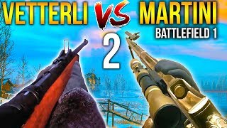 MARTINI HENRY VS VETTERLI 2 Battlefield 1 [upl. by Svetlana]