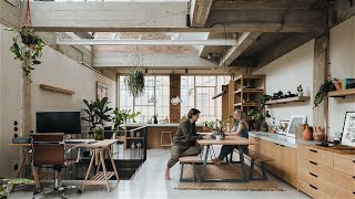 Tour this LIVEWORK Home in Hackney  Alice Aedy and Jack Harries’ Converted 1920s SHOE FACTORY [upl. by Miguel]