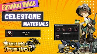 Guide Celestone Farming  Dragon Nest Sparkling Private Server PC 2024 [upl. by Nolyarb]