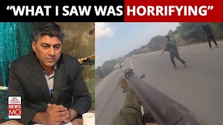 Gaurav Sawant Describes The Bodycam Footage Of October 7 Hamas Horror [upl. by Yankee]