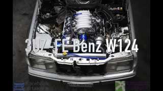 3UZFE  Benz W124 E300 100220 kmhr [upl. by Fokos837]