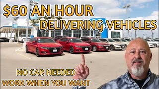 60 AN HOUR DELIVERING VEHICLESEasy side hustle [upl. by Thacher]