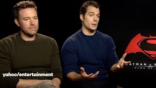 Ben Affleck and Henry Cavill speak to Yahoo [upl. by Giulio126]