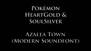 Azalea Town HGSS  Modern Soundfont MIDI Render [upl. by Ashok843]