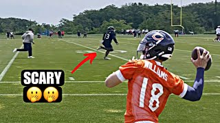 Caleb Williams Keenan Allen  DJ Moore working on SCARY DEEP BALL THROWS  OTA’s Day 8 HIGHLIGHTS [upl. by Divine22]