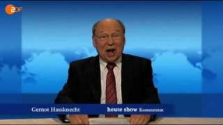 quotDioxin Skandalquot  Ein Kommentar von Gernot Hassknecht MDR  heute show ZDF [upl. by Ahtnams]