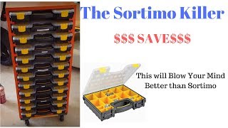 DIY Organizer for HarborFreight Storage Boxes like Sortimo Storage Rack [upl. by Akeem]