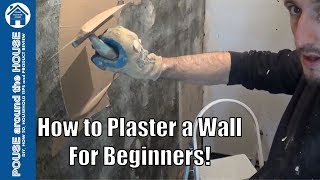 How to plaster a wall a beginners guide Plastering made easy for the DIY enthusiast [upl. by Elatan108]