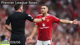 Diogo Dalot Man United escape and Rice red card sees Premier League clubs make referees demand [upl. by Edniya]