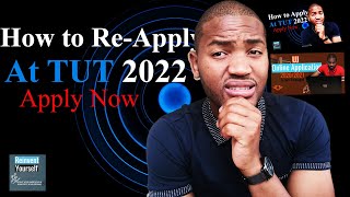 2022 TUT applications for returning student How to reapply at TUT [upl. by Laved]