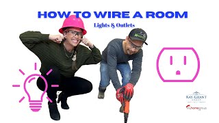 How to Wire a Room  Lights and Outlets [upl. by Namwob208]