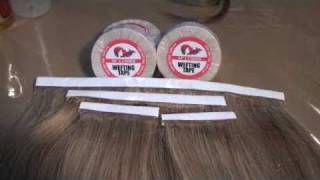 How to trim down your seamless hair weft extension or bulk hair weftHairweftingtapecom [upl. by Anamuj935]