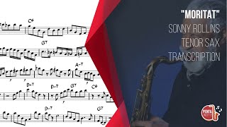 🎷FREE SHEET quotMoritatquot  Sonny Rollins  Tenor Sax Transcription 🎷 [upl. by Castera]