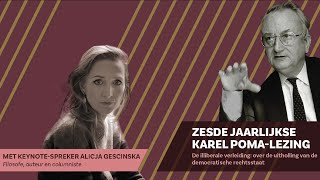 Zesde Karel PomaLezing 2024 Alicja Gescinska [upl. by Ayrb]