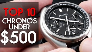 The 10 Best Chronograph watches under 500  August 2020 Watch of the Month [upl. by Bennie]