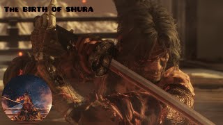 Sekiro quotA fiery god demon wolf in redquot  The Birth of Shura [upl. by Anifad]