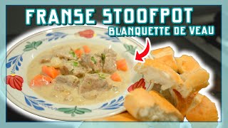 FRANSE STOOFVLEES KLASSIEKER BLANQUETTE DE VEAU  EtenmetNick  How to [upl. by Leahkim]