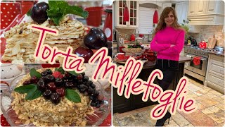 Millefoglie Napoleon Cake Recipe  AMAZING 12 Layer Torte [upl. by Richella]