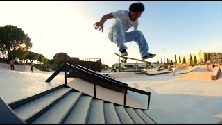 Test du nouveau skatepark de GRAMMONT à MONTPELLIER feat BeeR video crew [upl. by Winnah]