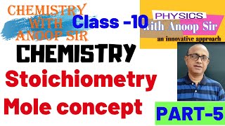 chemistry icse class 10mole concept [upl. by Jordana489]