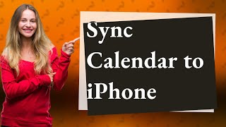 How do I sync my team calendar with my iPhone [upl. by Oinoitna974]