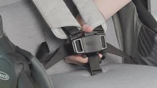 Graco Premier™ Modes™ Merge™ Stroller How to Use Secure Connect™ Magnetic Buckle [upl. by Tisbe]