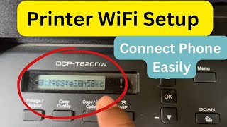 Brother Printer Wifi Setup  How to connect Printer to phone or laptop [upl. by Anotal]