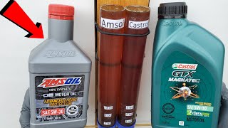 Amsoil vs castrol motor oil [upl. by Ayidah]