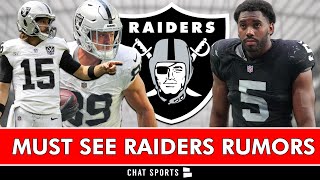 MUST SEE Raiders Rumors Heading Into NFL Week 3 Against The Panthers [upl. by Gianina930]