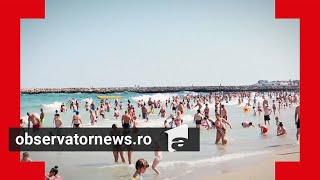 Apa mării e încă rece Turiştii de pe litoral se plâng că au dat banii degeaba [upl. by Newmark916]