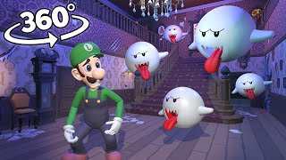 VR 360 Whats happening in Luigis Mansion [upl. by Aniuqaoj]