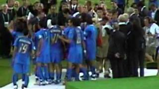 ITALIA WORLD CUP 2006 CAMPEONES Detras Porteria Gol Grosso Celebracion Premiacion [upl. by Leohcin138]