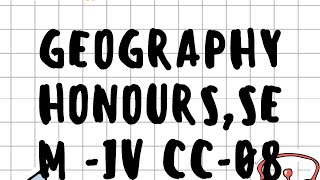 Sem IV Geography Hon CC 8 Economic Geography concept of MyrdalGEO KNOWLEDGEgeogrophy [upl. by Hetti657]