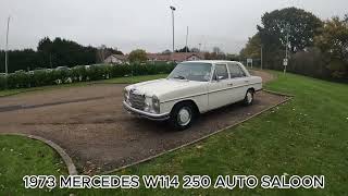 1973 MERCEDES W114 250 AUTO SALOON [upl. by Rollet]