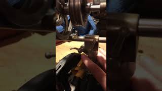 Watchmakers Lathe Countershaft Cleaning [upl. by Ardnaiek]