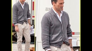 Jon Hamms Bulge Captures Our Attention On Keeping Up with the Joneses Set [upl. by Nylasej801]