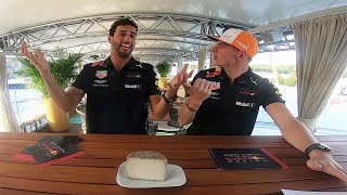 Do Max Verstappen and Daniel Ricciardo know their CHEESE 🧀 [upl. by Neelhsa]