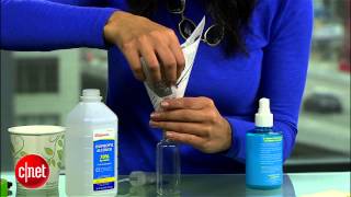 CNET How To  Make your own screencleaning spray [upl. by Lindner940]