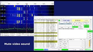 40m FT8 Decoding wBelcom Liner430  Up Converter [upl. by Kemeny346]