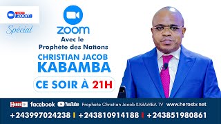 SPECIAL SOIREE ZOOM DIASPORA 08012024 AVEC PROPHETE DES NATIONS CHRISTIAN JACOB KABAMBA [upl. by Skinner]