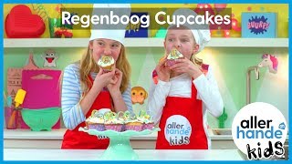 Regenboogcupcakes  Allerhande [upl. by Brier]