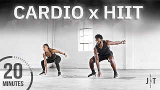 20 Minute Full Body Cardio HIIT Workout NO REPEAT [upl. by Jacinda921]