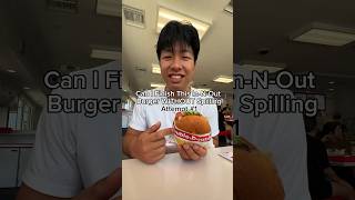 inNout burger WITHOUT spilling shortsvideo [upl. by Asim]